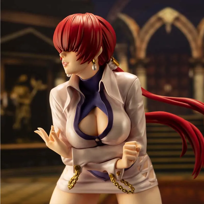 

KOTOBUKIYA THEKINGOFFIGHTERS SNK Beautiful Girl Shermie Finished Product Model Action Toy Figures Christmas Gifts