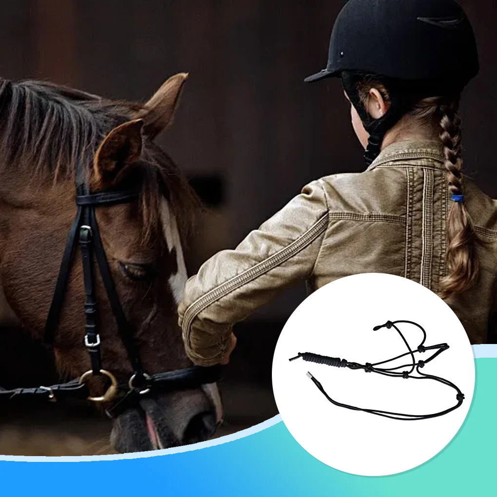 Horse Halter Knot Training Headstall Webbing Rope Collar Show Supply 4