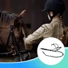Horse Halter Knot Training Headstall Webbing Rope Collar Show Supply 4