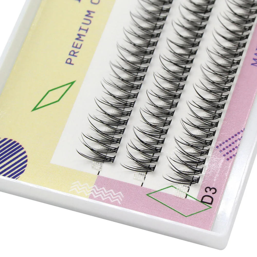 MUYD High Quality Makeup V-Shaped Eyelashes Encrypted False Eyelashes Natural And Soft Dovetail Extension False Eyelashes