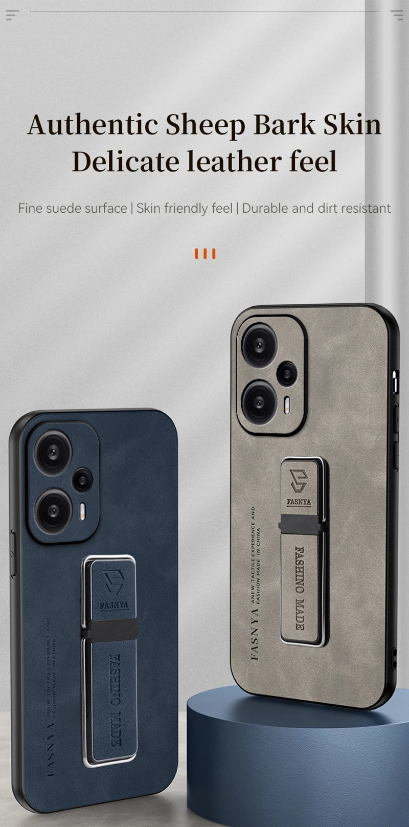 جراب هاتف بحامل سيارة مغناطيسي من الجلد ، غطاء خلفي من السيليكون للصدمات ، شاومي بوكو F5 5G ، بوكو F5 F 5 5F