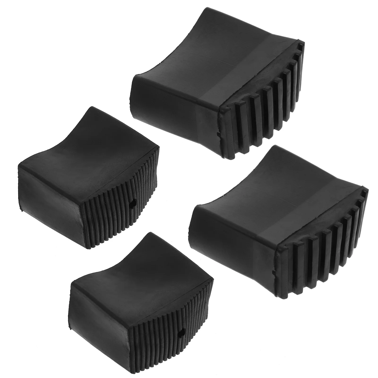 

4 шт. Нескользящие Коврики для лестничных ножек, резиновые коврики для лестничных ножек, коврики для лестничных ножек