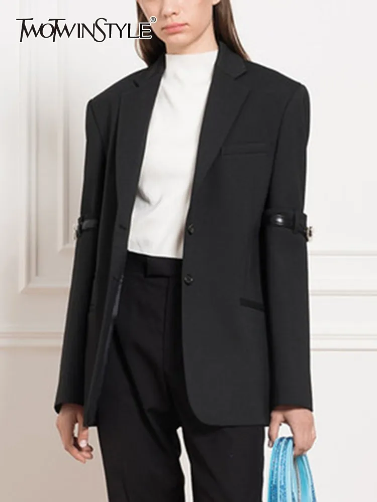 Женский однотонный Блейзер TWOTWINSTYLE