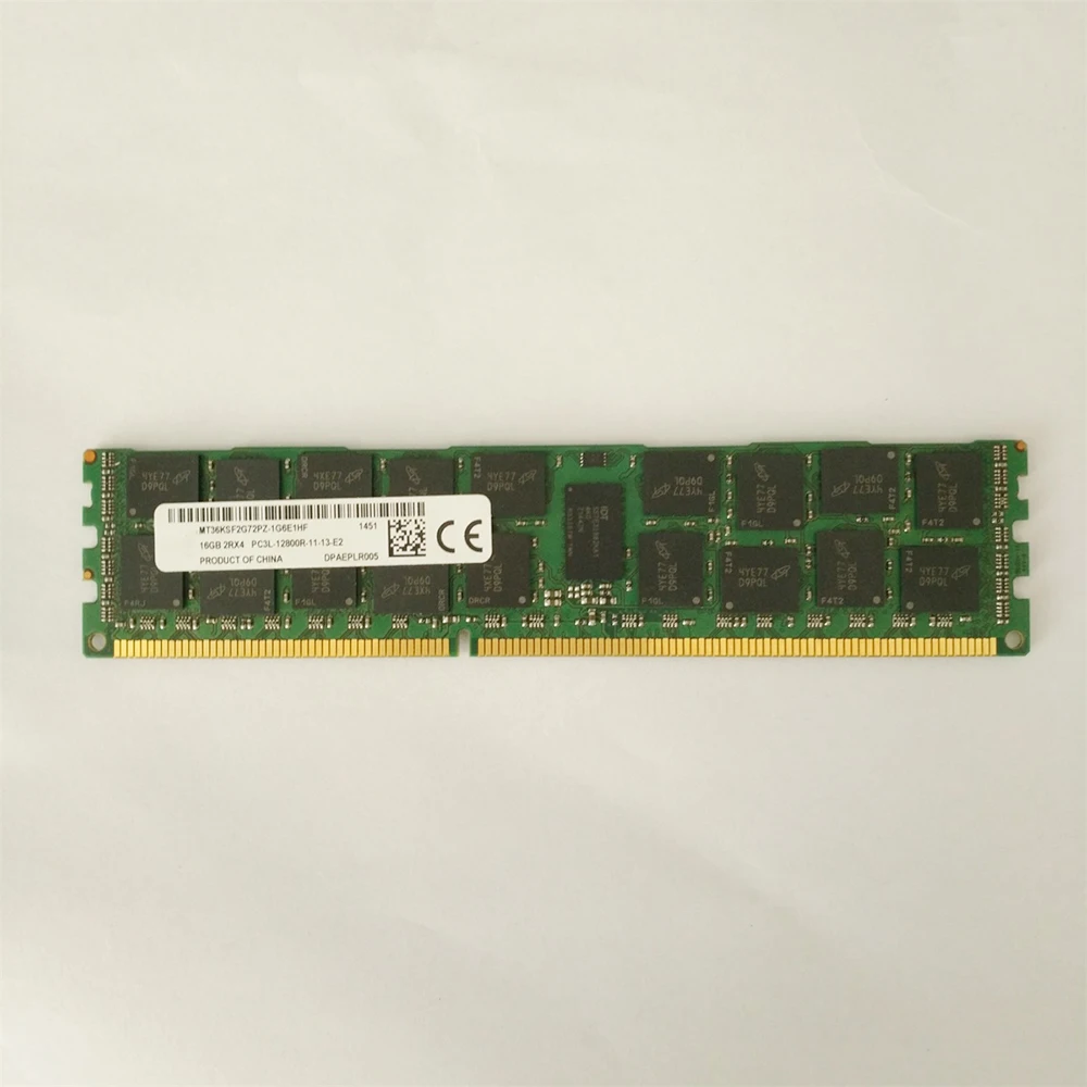 

1PCS MT36KSF2G72PZ-1G6E1HF For MT RAM 16G 16GB 2RX4 DDR3L PC3L-12800R 1600 Memory High Quality Fast Ship