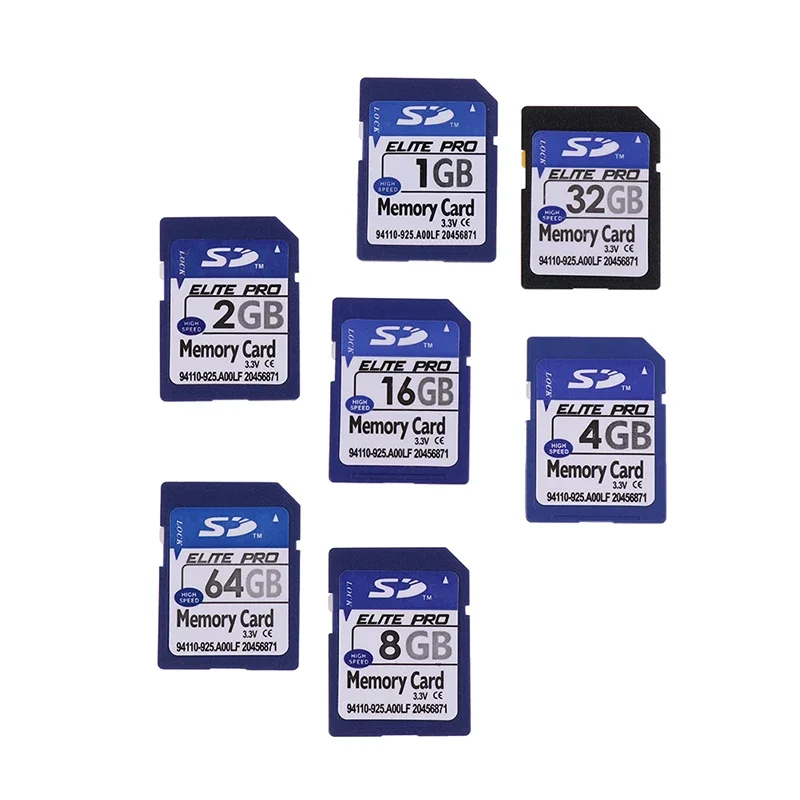 High-Capacity Secure Digital Flash Memory Card - Multiple Storage Options Available