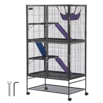 Rolling Metal Ferret Cage 1