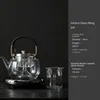 Electric Pottery Stove High Temperature Resistant Intelligent Timer Keep Warm Tea Maker Home Use 950-1200ml Glass Pot Tea Set 3