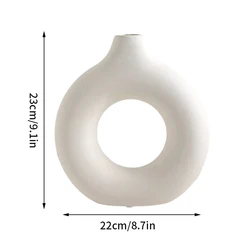 Nordic Flower Vase for Home Decor - 3 - Color Decorative Hydroponic Planter (S26)