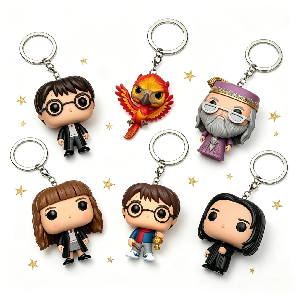 Magical Series Character Keychain Collection - Compact Action Figure Toys & Gifts