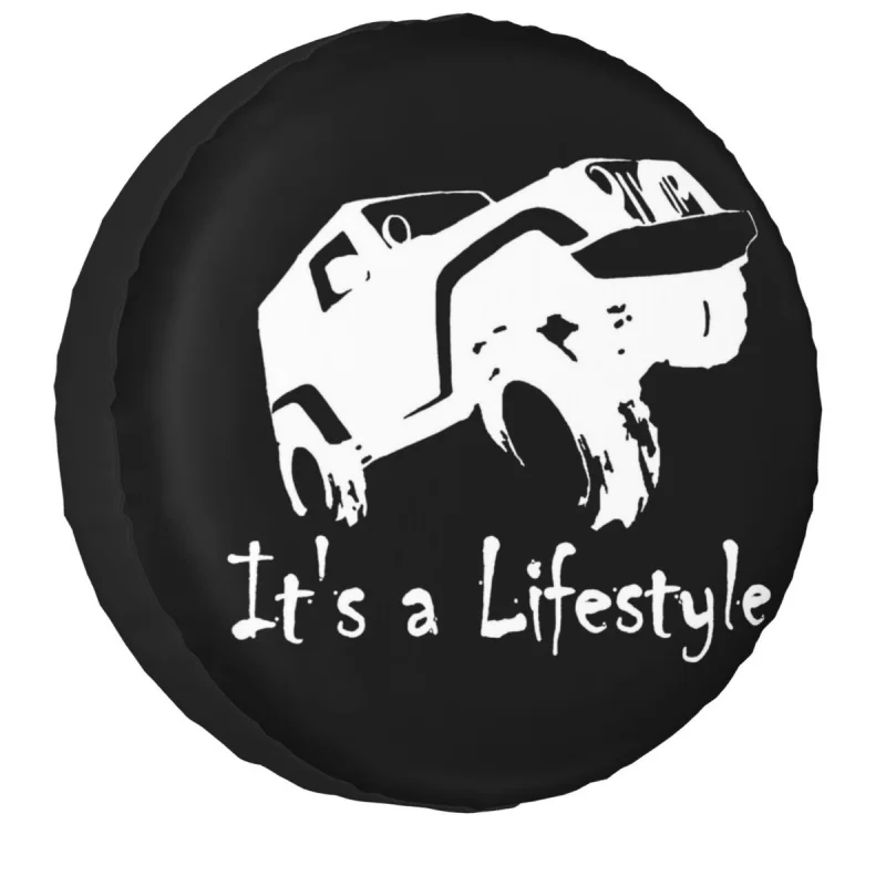 

Its A Lifestyle Funny Offroad Spare Tire Cover Bag Pouch for Jeep Honda Dust-Proof Car Wheel Covers