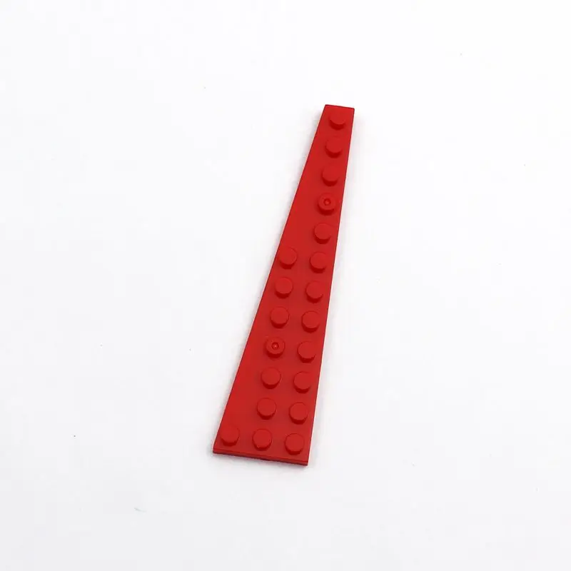 10-Piece Wedge Plate Set for DIY Creative Building Blocks and Kids' Puzzle Toys