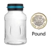 Digital Coin Bank Savings Jar with LCD Counter Digital Coin Bank Piggy Bank Savings Jar Designed for Dollar Euro Pound Aud 1