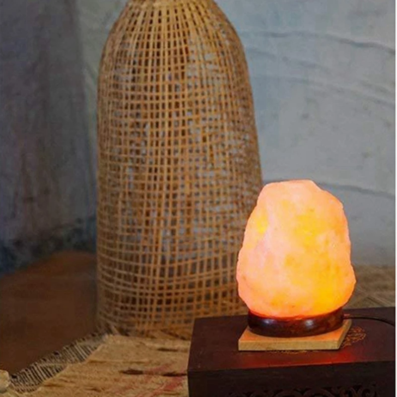 

Himalayas Crystal Salt Lamp Colorful Color Changing USB Natural Salt Lamp Atmosphere Mineral Salt Lapm Small Night Lamp