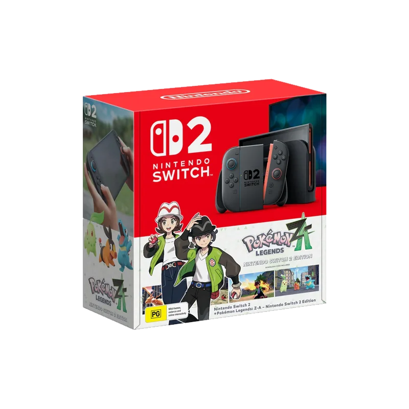 Nintendo Switch 2 + Pokémon Legends - Z-A, écran LCD 7,9 pouces, manettes Joy-Con2, console stable, mode TV, jeux vidéo DLSS HDR 120 Hz