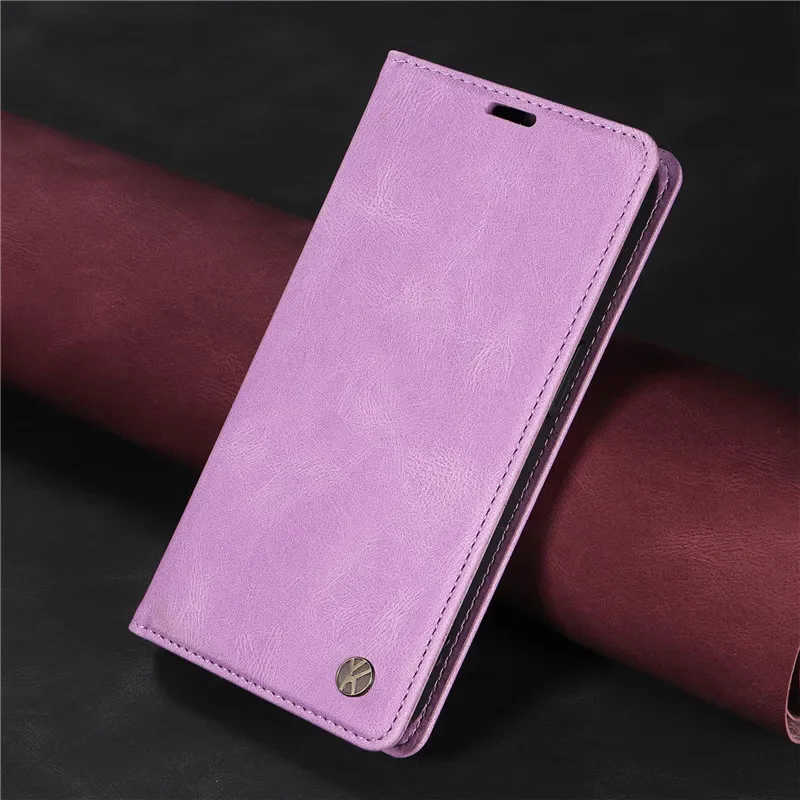 Leather Wallet Case with Holder & Flip Stand - Elegant Phone Book Cover