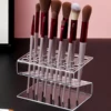 Girl Grid Makeup Brush Holder Makeup Tool Organizer Eyebrow Pencil Eyeliner Table Organizer 4