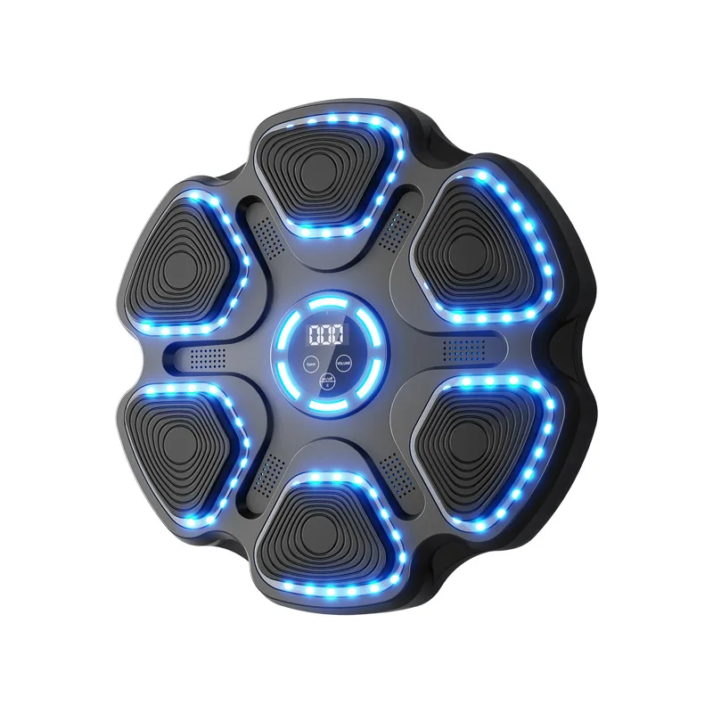 Upgrade Bluetooth music boxing target light gear adjustment boxing machine home fitness equipment boxing wall target 5