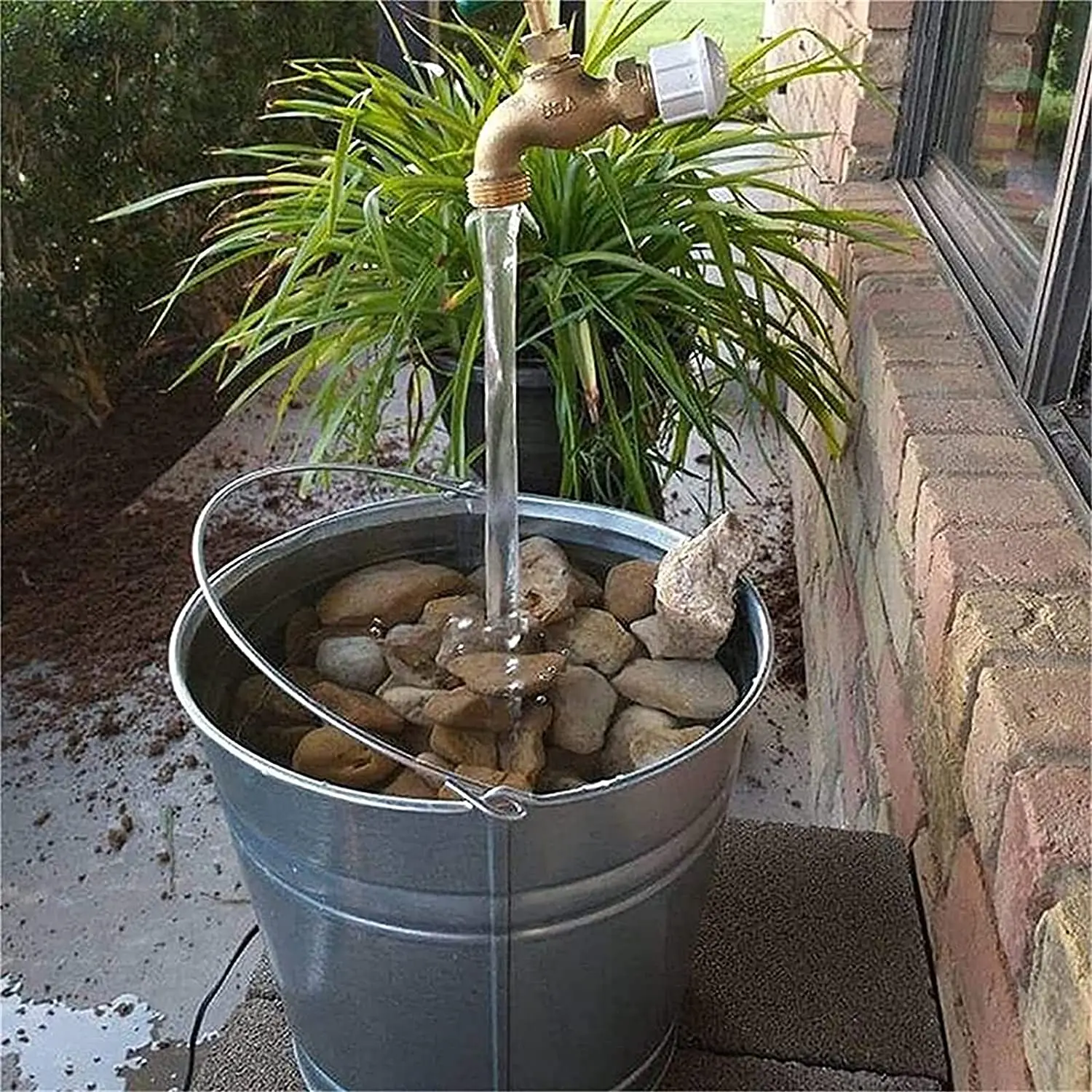 Invisible Flowing Spout Watering Can Fountain Floating Tap Fountain Novelty Faucet For Home Garden Courtyard Decoration Outdoor water fountain