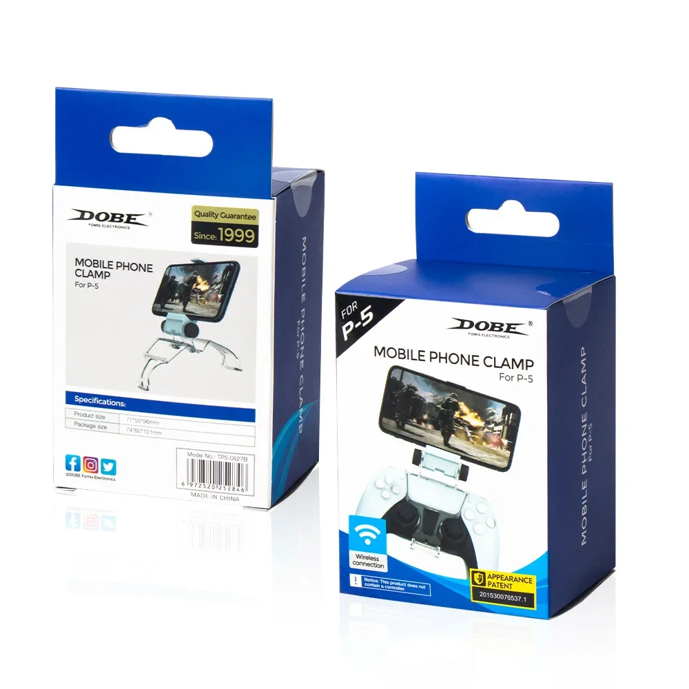 PS5 Accessories Smart Phone Clip Clamp Stand Bracket for Sony PlayStation 5 Dualshock 5 Controller Holder Joystick PS5 Mount