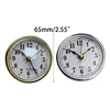 Round Clock Insert Arabic Numeral  Movement Bedside Antique Watch Desk Decoration DIY Parts 65mm Diameter 6