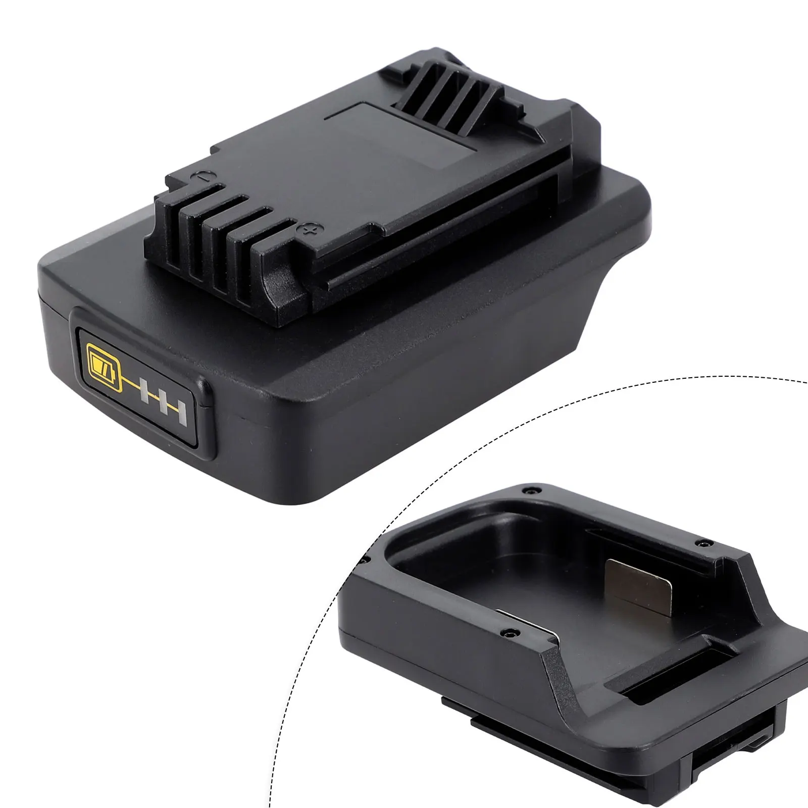 

18V Slider Lithium Battery Adapter Converter Built-in For Black&Decker For Porter Cable 18V Cordless Power Tool Accessories