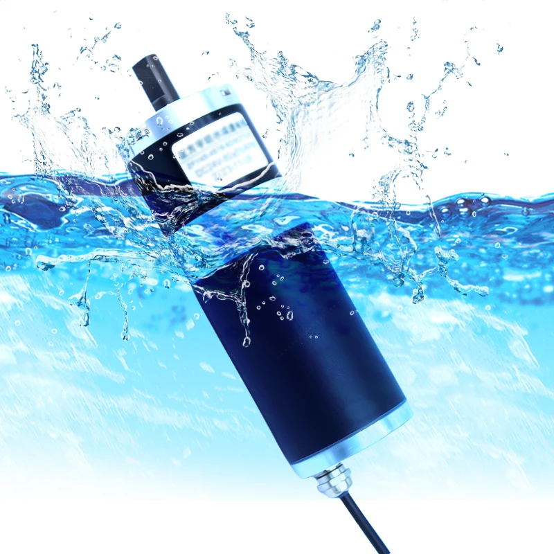 Motor de Dron submarino IP68, reductor planetario de Metal, Motor