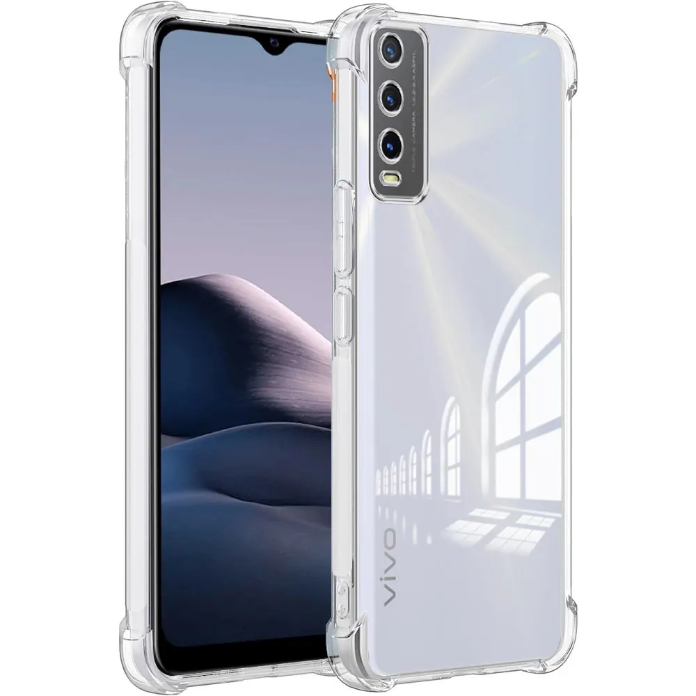 Clear Soft Silicone Airbag Shockproof Bumper Phone Case