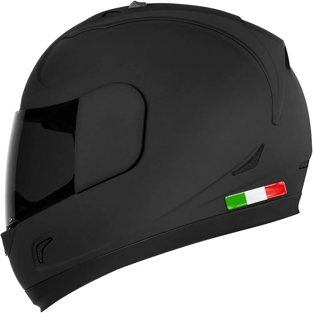 3D Domed Silicone Stickers Decals Italy National Italian Flag Car Motorcycle Helmet 2 x F 13