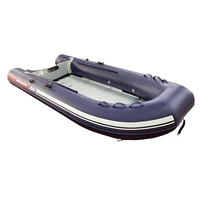 5 Person 3.6m Aluminum Floor Inflatable Sport Boat With Outboard Engine