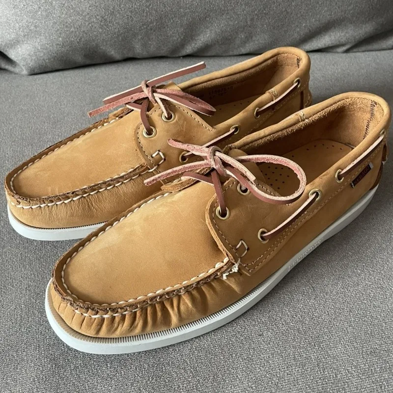 

New Trend Casual Shoes Men Good Quality Sport Casual Shoes Men Comfortable Driving Moccasins Mens Fashion Brown Flats Shoes Man