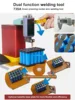 801D Spot Welder Machine Pulse Current Spot Welding Machine for Lithium Iron Phosphate Battery 0.3mm Nickel Welding 0.05-0.4mm 4