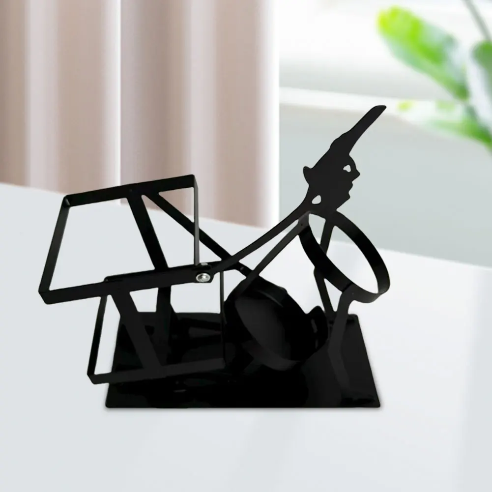 Steampunk Style Drink Stand Retro Metal Red Wine Rack Skull Skeleton Design Wine Holder for Home Kitchen Bar Table Decoration