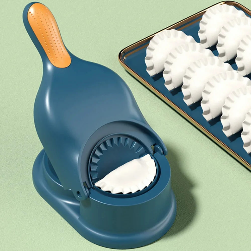 

2 In1 Dough Pressing Tool Set Dumpling Maker Mould Manual Press Dumpling Skin Mold Friend Family Dumpling Making Kitchen Tools