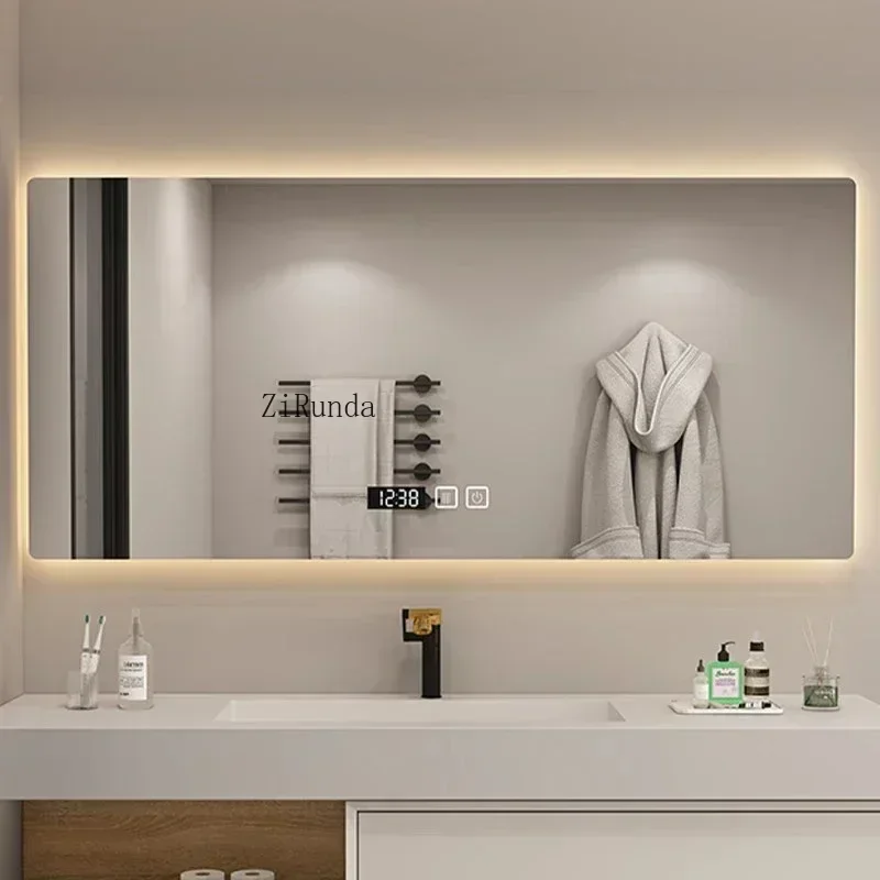 Smart Bathroom Cabinets Minimalism Wall-mounted Fog Removal Storage Bathroom Mirror Cabinet Home Furniture Armario Bano FYBC