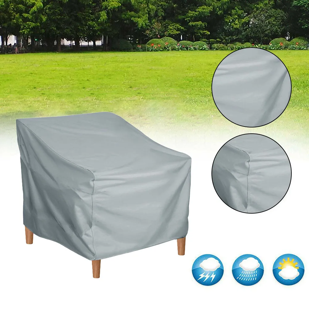 

Outdoor Furniture Covers Waterproof Rain Snow Dust Proof Anti-UV Oxford Fabric Chair Covers Garden Lawn Patio Furniture Covers
