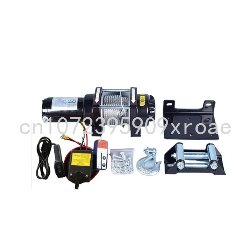 

Road winch mini electric winch remote control