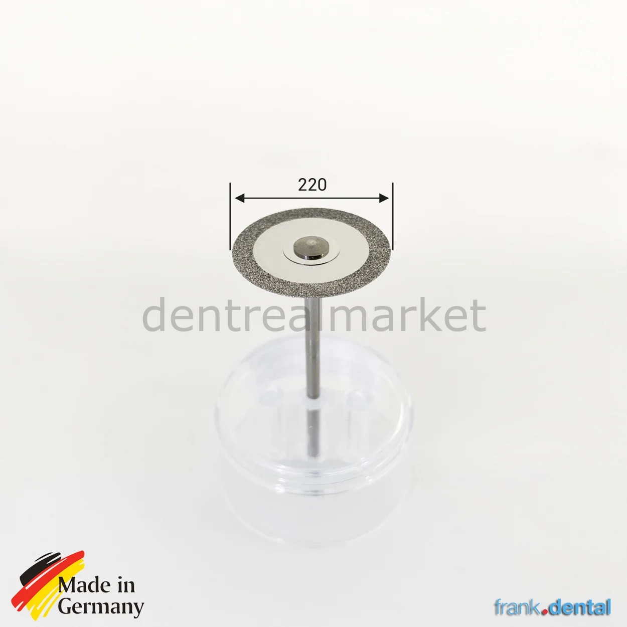 

Frank Dental - Diamond Discs - Diamond Cutting Disc - Double Sided