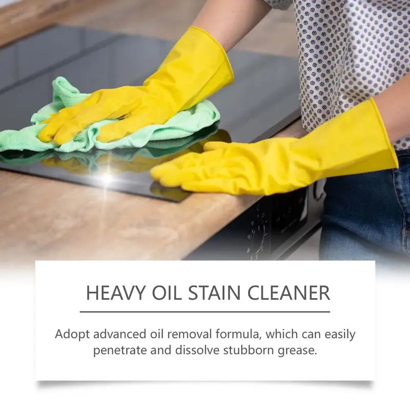 Kitchen Grease Cleaner All-Purpose Kitchen Degreaser Spray Foam Spray Solution Stain Remover Cleaning Supplies Removes Grease