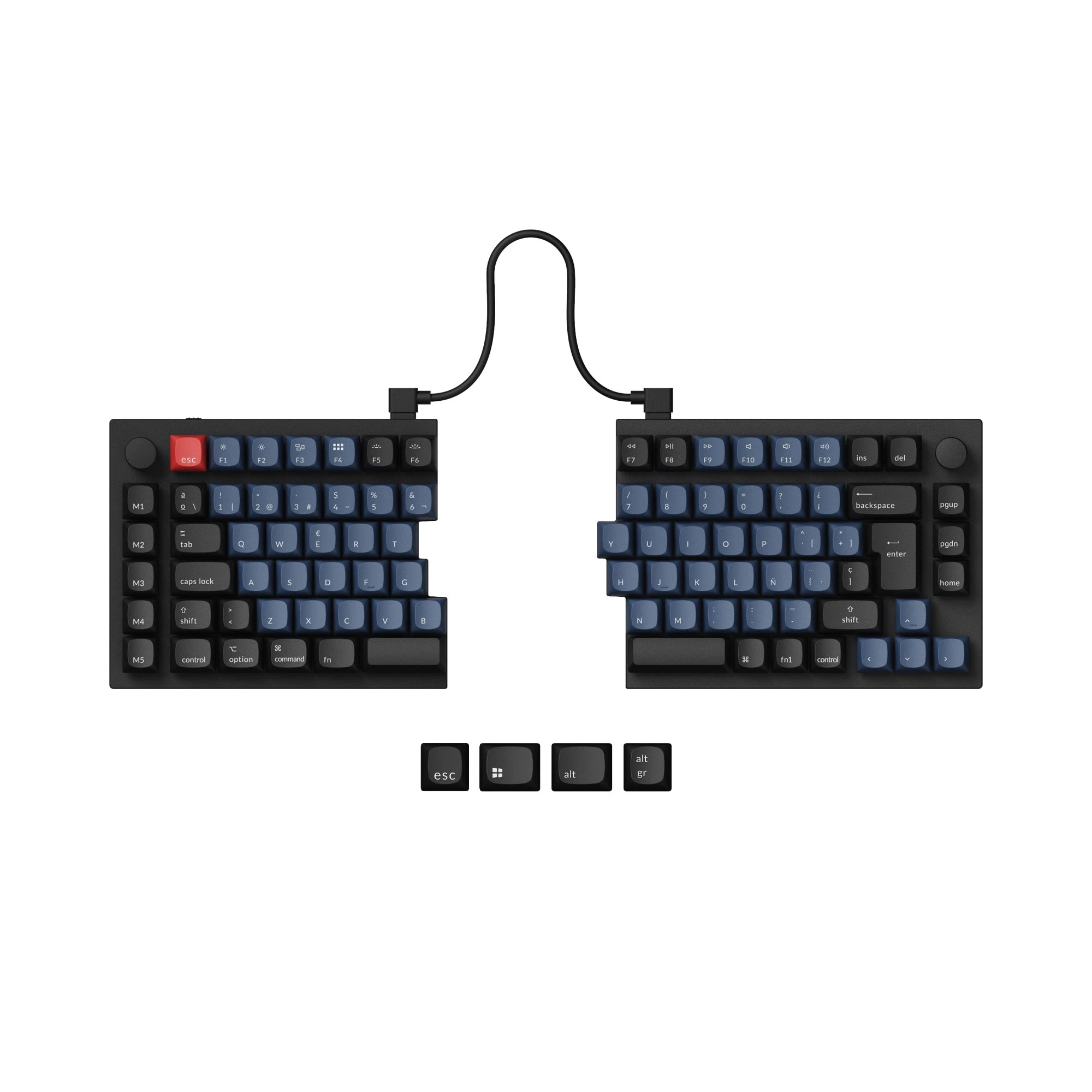 Keychron Q11 QMK ISOレイアウト コレクションノブ スプリット