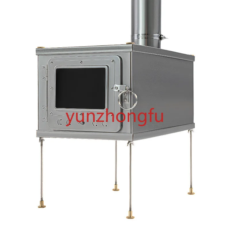 Camping, Burning Fire, Folding Firewood Stove, Portable, Lightweight, Portable Card Type Picnic Tea Burning,