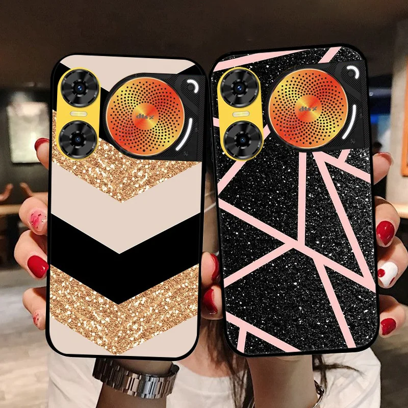 Fashionable Soft Silicone Back Case - Cute Design