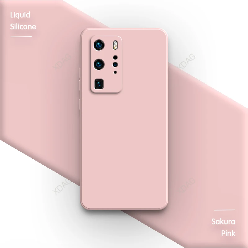 Candy Color Liquid Silicone Case – Luxury Protective Soft Cover with Camera Protection