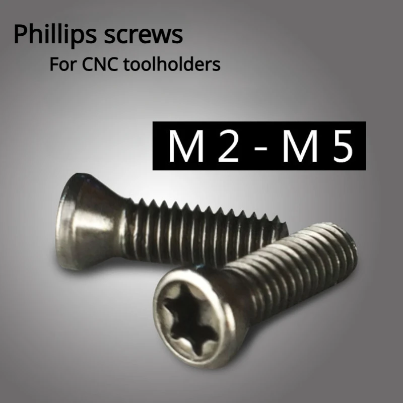 CNC Tooling Screws Milling Blade Turning Toolholder Plate Screws Plum Blade Screws M2 M2.5 M3 M3.5