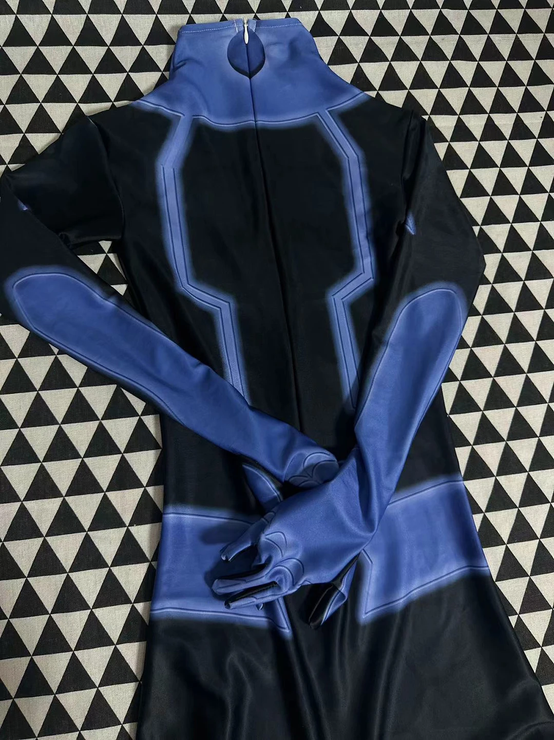 Marvel-Inspired Invisible Woman (Susan Storm) Spandex Bodysuit Cosplay Costume for Women