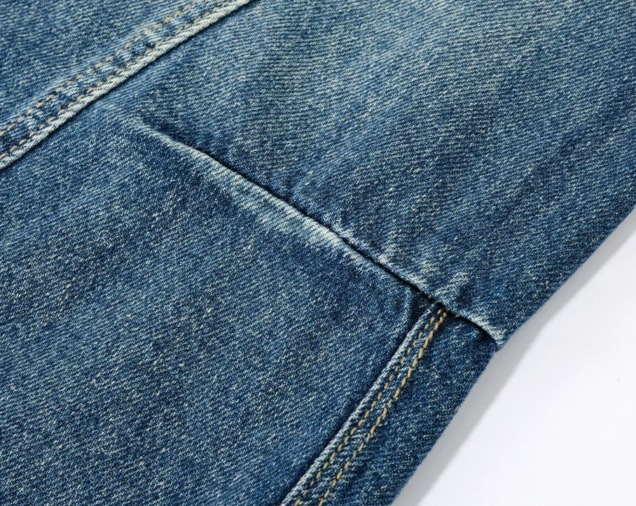 Pantalon en jean large pour femme été 2026, déchiré, longueur trois-quarts, haute qualité