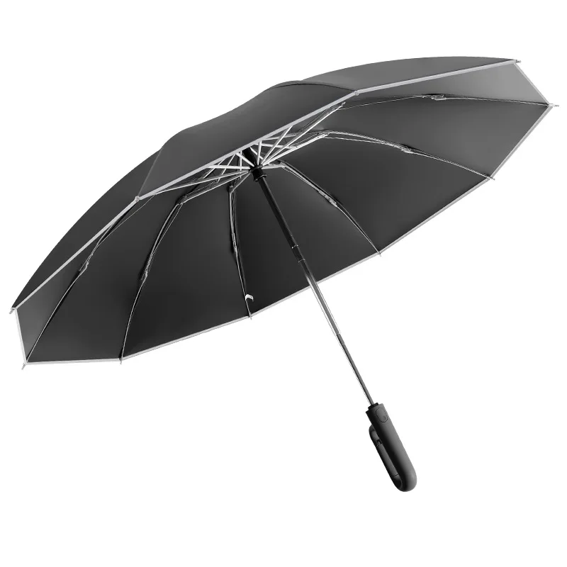 Ring Buckle Design 10 Rib Fully Automatic Folding Umbrella for Men Women Sunshade folding umbrella automatic umbrella sun umbrella automatic sun umbrella