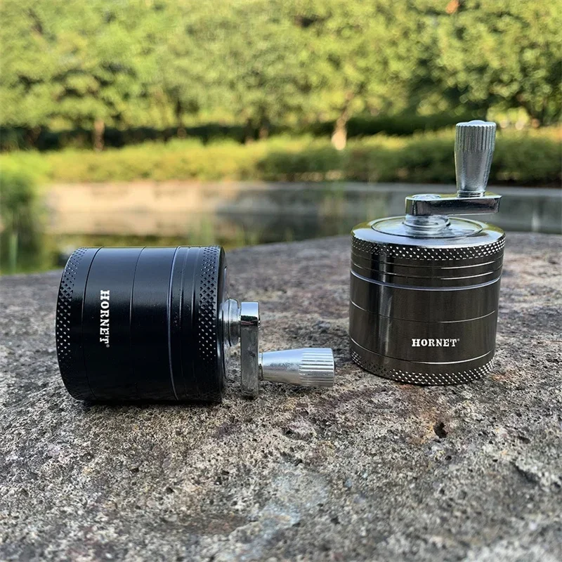 Zinc Alloy Tobacco Grinder Manual Mill Dry Herbal