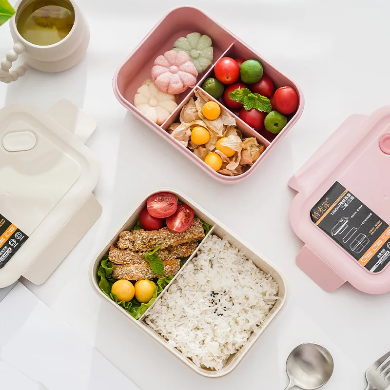 Stackable Bamboo Fiber Bento Box