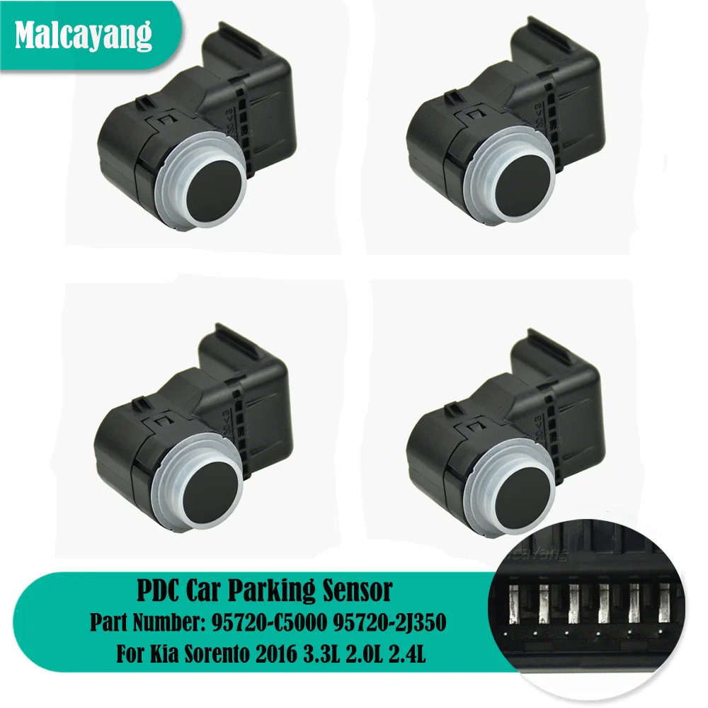 

Hight Quality 4PCS Bumper Backup PDC Parking Sensor For Kia Sorento 2016 3.3L 2.0L 2.4L 95720-C5000 95720-2J350