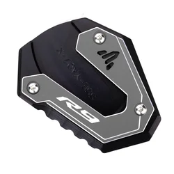 Motorcycle Kickstand Foot Extension Pad Support Plate, Enhanced Stability Extension Pad (R9 - Grey)